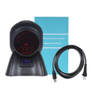 Omni-directional 20 Lines 1D USB Orbit Barcode Scanner Reader Auto Scanning 1800t/s Speed 30° Adjustable Head