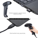 2.4G Wireless Handheld Barcode Bar Code Scanner Reader with Receiver USB2.0 Cable for Supermarket Library   Express Company Retail Store Warehouse