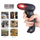 2.4G Wireless Handheld Barcode Bar Code Scanner Reader with Receiver USB2.0 Cable for Supermarket Library   Express Company Retail Store Warehouse