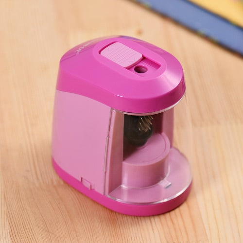 Automatic Electric Pencil Sharpener Battery or USB Powered with 3 Graphite Point Tip Modes for Home School Classroom Student Artist Crafts Kids Blue