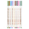 10pcs/set Metallic Color Marker Pen Marking Highlighting with Fine Tip for Photo Album DIY School Office Supplies