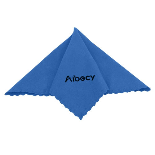 Aibecy Multipurpose Microfiber Cleaning Cloth Adopt for Microsuede for Glass Stationery Office Supplies Camera Lenses Phone Tablets Flat Screen TV Pack of 1 Blue