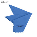 Aibecy Multipurpose Microfiber Cleaning Cloth Adopt for Microsuede for Glass Stationery Office Supplies Camera Lenses Phone Tablets Flat Screen TV Pack of 1 Blue