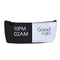 Simple Black&White Canvas Pencil Bag Case Zippered Large Capacity School Stationery Office Supplies Gift for Students