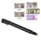 Counterfeit Money Detector Pen Fake Banknote Tester Currency Cash Checker Marker for US Dollar Bill Euro Pound Yen Won