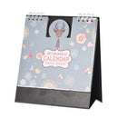 Cartoon Animals Table Calendar Mini Desk Planner with Stand 2017.9~2018.12 Office School Supplies