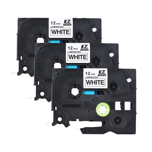 Laminated Label Tape Black on Red Compatible for Brother P-touch Label Printer PT-1010/PT-2100/PT-18R/PT-E200/PT-9500 9mm * 8m