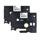 Laminated Label Tape Black on Red Compatible for Brother P-touch Label Printer PT-1010/PT-2100/PT-18R/PT-E200/PT-9500 9mm * 8m