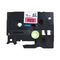 Laminated Label Tape Black on Red Compatible for Brother P-touch Label Printer PT-1010/PT-2100/PT-18R/PT-E200/PT-9500 9mm * 8m