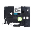 Laminated Label Tape Black on Red Compatible for Brother P-touch Label Printer PT-1010/PT-2100/PT-18R/PT-E200/PT-9500 9mm * 8m