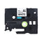 Laminated Label Tape Black on Red Compatible for Brother P-touch Label Printer PT-1010/PT-2100/PT-18R/PT-E200/PT-9500 9mm * 8m