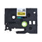 Laminated Label Tape Black on Red Compatible for Brother P-touch Label Printer PT-1010/PT-2100/PT-18R/PT-E200/PT-9500 9mm * 8m