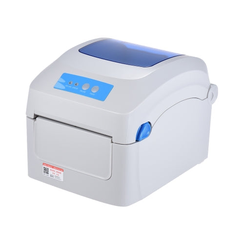 Gprinter GP-1324D طابعة حرارية 1D 2D QR ملصق باركود عنوان طباعة بوليصة الشحن الإلكترونية 8 بوصة سرعة سريعة عرض 20-118 مم مع مدخل ملصق خارجي لبريد طرود مستودع الخدمات اللوجستية السريعة