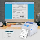 Gprinter GP-1324D طابعة حرارية 1D 2D QR ملصق باركود عنوان طباعة بوليصة الشحن الإلكترونية 8 بوصة سرعة سريعة عرض 20-118 مم مع مدخل ملصق خارجي لبريد طرود مستودع الخدمات اللوجستية السريعة