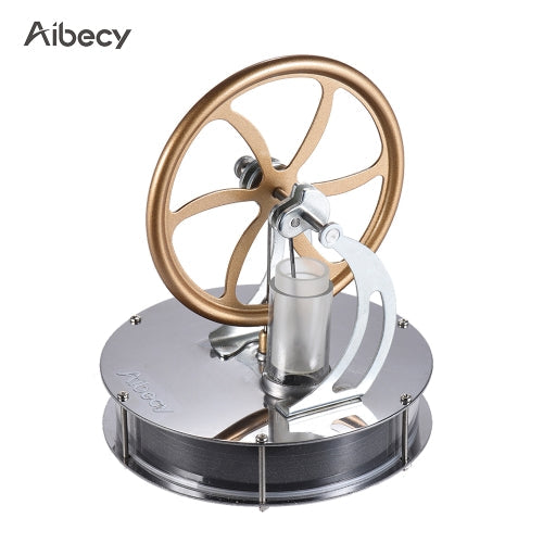 Aibecy Low Temperature Stirling Engine Motor Model Heat Steam Education Toy DIY Kit