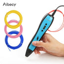 Aibecy 3D Printing Pen LCD Display work with ABS PLA Filament for Kids Art Craft Drawing DIY Gift