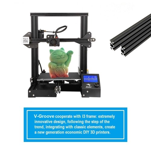 Creality Ender 3 3D Printer Kit With 5 Meters Filament