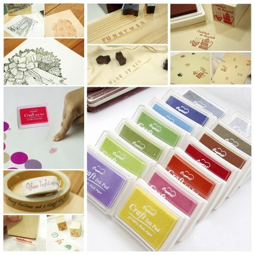 Colorful Craft Ink Pad Stamps Rubber Stamp Pad