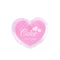 Craft Finger Ink Pad Stamps Candy Colors Heart-Shaped Design Fingerprint Inkpad