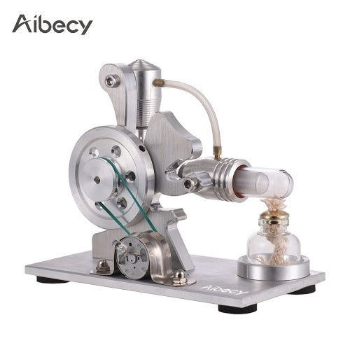 Aibecy Hot Air Stirling Engine Motor Model Electricity Power Generator Colorful LED Education Toy Gift Kits Physics Experiment