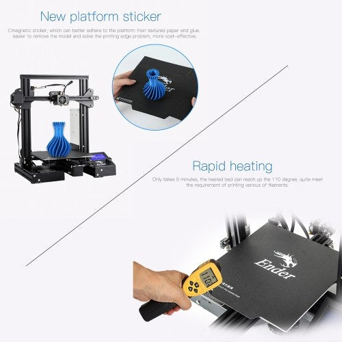 Creality Ender 3 Pro 3D Printer High Precision DIY Kit 220*220*250mm Printing Size