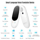 Smart Language Voice Translator Device Translation 51 Languages 2.4 Inch TouchScreen Rechargeable Battery Support Photo Translation Wifi Hotspot for Learning Traveling Business Shopping