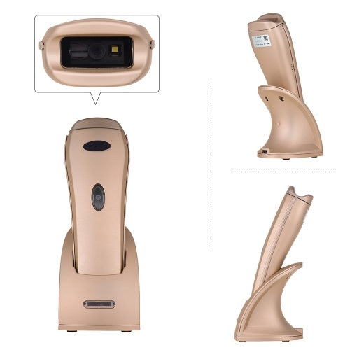 Handhold 433MHz Wireless 1D 2D Image Barcode Scanner