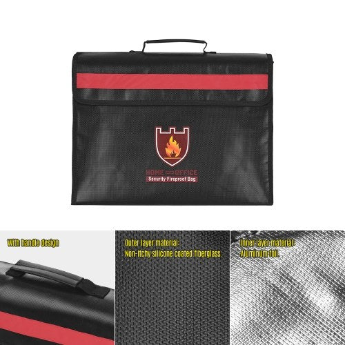 Large Size Fireproof Document Bag