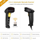 Aibecy 2-in-1 2.4G Wireless Barcode Scanner & USB