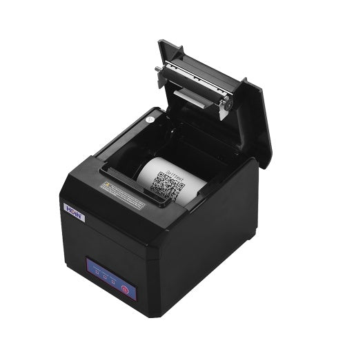 HOIN 80mm Thermal Receipt Printer Support 58mm/80mm Paper Width with Auto Cutter USB Serial Ethernet Interface Compatible with ESC/POS Print Commands