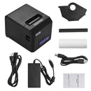 HOIN 80mm Thermal Receipt Printer Support 58mm/80mm Paper Width with Auto Cutter USB Serial Ethernet Interface Compatible with ESC/POS Print Commands