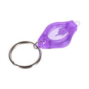 10Pcs Mini Portable UV LED Light Flashlight Keychain