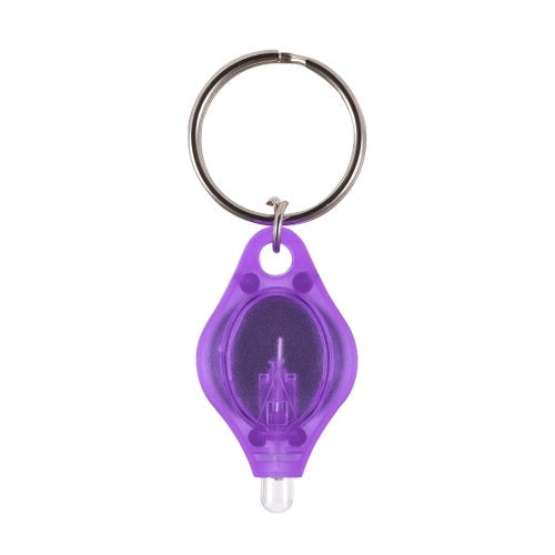 10Pcs Mini Portable UV LED Light Flashlight Keychain