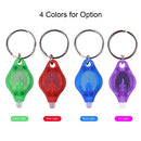 10Pcs Mini Portable UV LED Light Flashlight Keychain