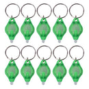 10Pcs Mini Portable UV LED Light Flashlight Keychain