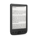 6 Inch e-Book Reader 800*600 Resolution E-Ink Screen Glare-free with USB Cable PU Cover Built-in Light 8GB Memory Storage E-reader Support TF Card