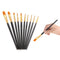 50 PCS Nylon Hair Paint Brushes Set