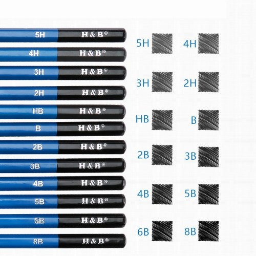 طقم رسم احترافي مكون من 40 قطعة/المجموعة من H&B