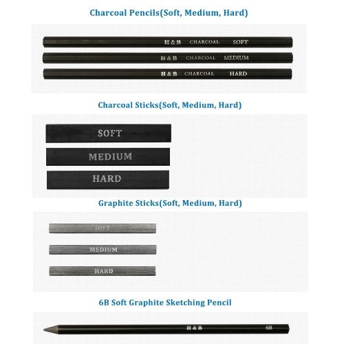 طقم رسم احترافي مكون من 35 قطعة/المجموعة من H&B