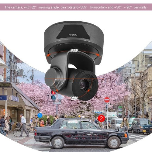 Aibecy Video Conference Camera Webcam 10X Optional Zoom Full HD 1080P Cam 52 Degree Wide Viewing Auto Focus with USB2.0 Remote Control for Business Meetings Rooms Recording Training