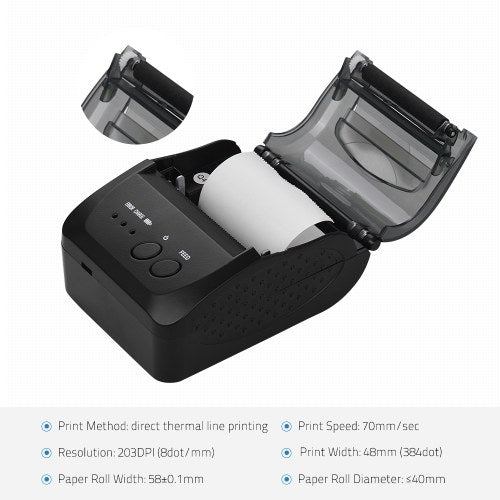 5809DD Portable Mini Direct Thermal Printer