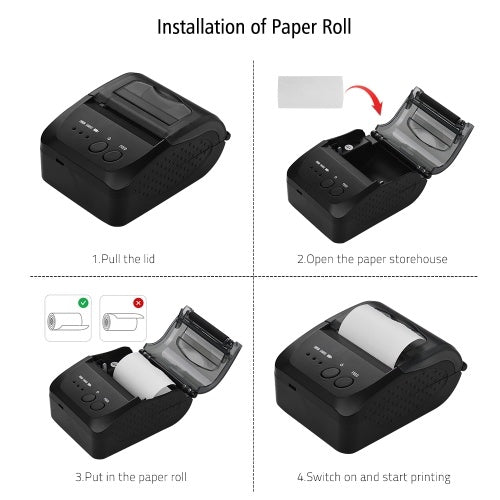 5809DD Portable Mini Direct Thermal Printer