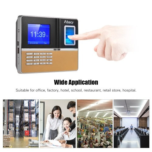 Aibecy Intelligent Biometric Fingerprint Time Attendance Machine