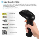 Aibecy Handheld Barcode Scanner USB 2.4G Wireless 1D 2D QR Code Scanner BT Reader CMOS Image Office Electronic Scanning Supplies