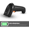 Aibecy Handheld Barcode Scanner USB 2.4G Wireless 1D 2D QR Code Scanner BT Reader CMOS Image Office Electronic Scanning Supplies