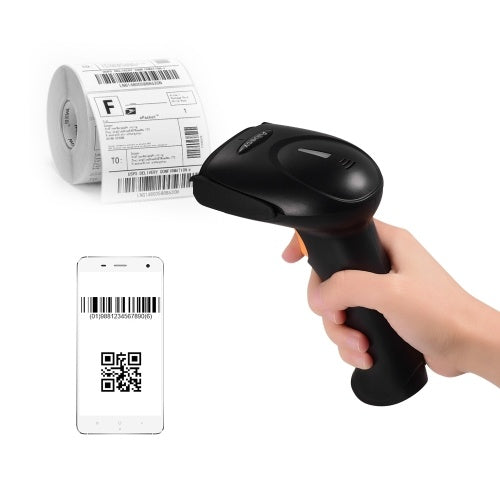 Aibecy Handheld Barcode Scanner USB 2.4G Wireless 1D 2D QR Code Scanner BT Reader CMOS Image Office Electronic Scanning Supplies