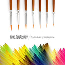 7pcs Draw Paint Brushes Kit Set