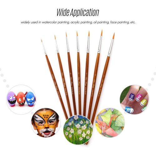 7pcs Draw Paint Brushes Kit Set