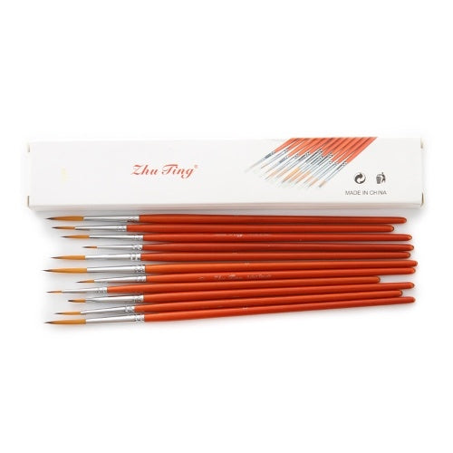 11pcs Draw Paint Brushes Kit Set