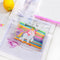 Cartoon PVC Transparent Pencil Case Document Bag